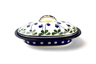 618 Bunzlau kleine Ovale Ovenschaal 377OX Dekschalen